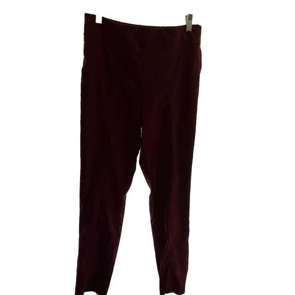 Size 8 Short Kim Rogers Tummy Control Woman Pants With Pockets Rayon/nylon